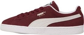 Puma Mens Suede Classic+ Burgundy/White Puma Mens Suede Classic+ Burgundy/White