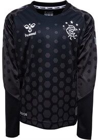 Hummel Junior Boys RFC Rangers Away Goalkeeper Jersey Black Hummel Junior Boys RFC Rangers Away Goalkeeper Jersey Black