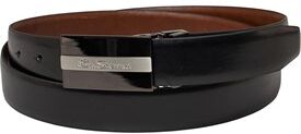 Ben Sherman Mens Boxed Reversible Cut Fit Plate Belt Black/Brown/Silver Buckle Ben Sherman Mens Boxed Reversible Cut Fit Plate Belt Black/Brown/Silver Buckle