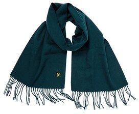 Scott Lyle And Scott Vintage Mens Plain Lambswool Scarf Jade Green Scott Lyle And Scott Vintage Mens Plain Lambswool Scarf Jade Green