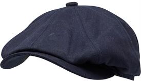 883 Police Mens Sully Baker Boy Cap Navy Blue 883 Police Mens Sully Baker Boy Cap Navy Blue