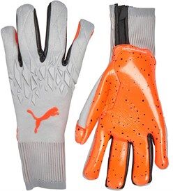 Puma Mens Future Grip 19.1 Goalkeeper Gloves Grey Dawn/Nrgy Red Puma Mens Future Grip 19.1 Goalkeeper Gloves Grey Dawn/Nrgy Red
