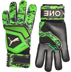 Puma Mens One Grip 1RC Goalkeeper Gloves Puma Black/Charcoal Grey/Green Gecko Puma Mens One Grip 1RC Goalkeeper Gloves Puma Black/Charcoal Grey/Green Gecko