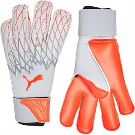 Puma Mens Future Grip 19.2 Goalkeeper Gloves Grey Dawn/NRGY Red Puma Mens Future Grip 19.2 Goalkeeper Gloves Grey Dawn/NRGY Red