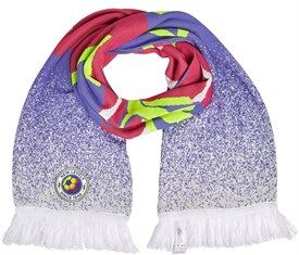 Puma Mens Retro Scarf White/Pink Puma Mens Retro Scarf White/Pink