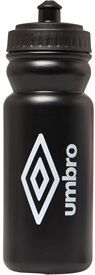 Umbro Mens 625Ml Sports Lid Water Bottle Black/Black/White Umbro Mens 625Ml Sports Lid Water Bottle Black/Black/White