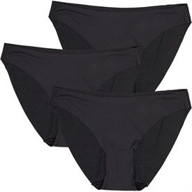 Brave Soul Womens Lizzy Three Pack Briefs Black Brave Soul Womens Lizzy Three Pack Briefs Black