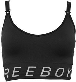 Reebok Womens Studio Speedwick Medium Impact Maternity Bra Black Reebok Womens Studio Speedwick Medium Impact Maternity Bra Black