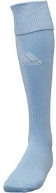 adidas Santo 3 Stripes Football Socks Clear Sky/White adidas Santo 3 Stripes Football Socks Clear Sky/White