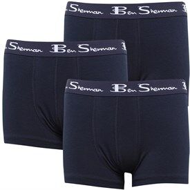 Ben Sherman Junior Boys Three Pack Waterfall Boxers Set Navy Blazer Ben Sherman Junior Boys Three Pack Waterfall Boxers Set Navy Blazer