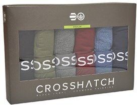 Crosshatch Mens Dozenth Twelve Pack Boxer Shorts Assorted Crosshatch Mens Dozenth Twelve Pack Boxer Shorts Assorted