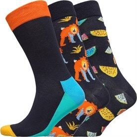 Happy Socks Mens Three Pack Socks Multi Happy Socks Mens Three Pack Socks Multi