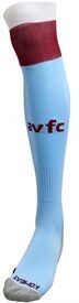 Kappa Mens AVFC Aston Villa Kombat Spark Pro Home Socks Azure Light/Red Claret/White Kappa Mens AVFC Aston Villa Kombat Spark Pro Home Socks Azure Light/Red Claret/White