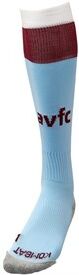 Kappa Junior Boys AVFC Aston Villa Kombat Spark Pro Home Socks Azure Light/Red Claret/White Kappa Junior Boys AVFC Aston Villa Kombat Spark Pro Home Socks Azure Light/Red Claret/White