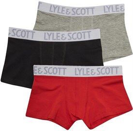 Scott Lyle And Scott Infant Boys Solid Three Pack Boxers Multi Coloured Scott Lyle And Scott Infant Boys Solid Three Pack Boxers Multi Coloured