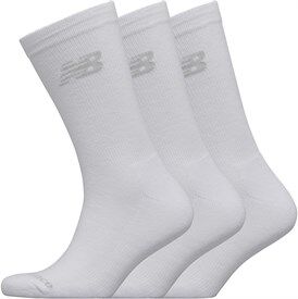 New Balance Cushioned Crew Socks White New Balance Cushioned Crew Socks White