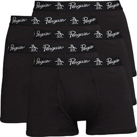 Original Penguin Mens Five Pack Boxers Black Original Penguin Mens Five Pack Boxers Black