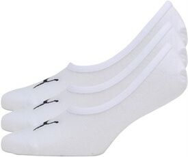 Puma Mens Three Pack Footie Socks White Puma Mens Three Pack Footie Socks White