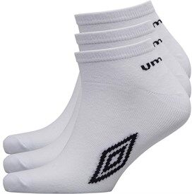 Umbro Mens Three Pack Basic Trainer Liner Socks White Umbro Mens Three Pack Basic Trainer Liner Socks White