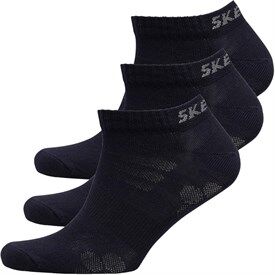 SKECHERS SPORT SKECHERS Three Pack Basic Sneaker Socks Navy SKECHERS SPORT SKECHERS Three Pack Basic Sneaker Socks Navy