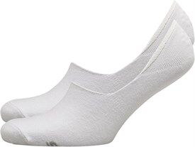 SKECHERS SPORT SKECHERS Mens Two Pack Basic Footie Socks White SKECHERS SPORT SKECHERS Mens Two Pack Basic Footie Socks White