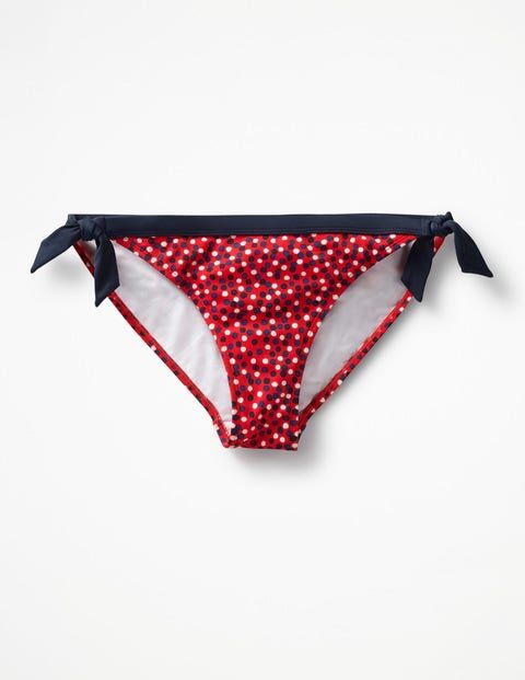 Boden Tie Bikini Bottoms Red Mulberry Palm Women Boden  Size: 12 Boden Tie Bikini Bottoms Red Mulberry Palm Women Boden  Size: 12
