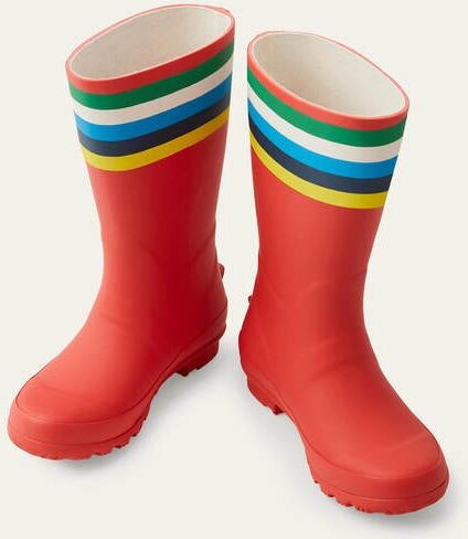 Mini Wellies Fire Red Boys Boden Sole Size: 28 Mini Wellies Fire Red Boys Boden Sole Size: 28