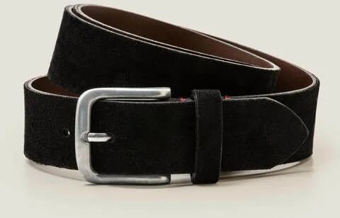 Boden Suede British Belt Black Men Boden Leather Size: 38-40