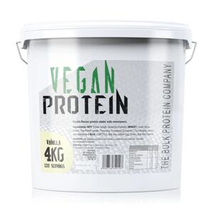 The Bulk Protein Company 4kg Vegan Protein Powder - Vanilla - Plant Based Protein Dairy Free Protein Shake