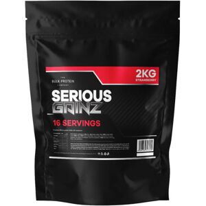 2kg Mass Gainer Protein Powder Strawberry - Serious Gainz - The Bulk Protein Company