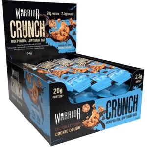 Warrior Supplements 12x Protein Bars - Warrior Crunch - High Protein Low Sugar Bars