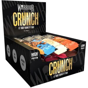 Warrior Supplements 12x Protein Bars - Warrior Crunch - High Protein Low Sugar Bars