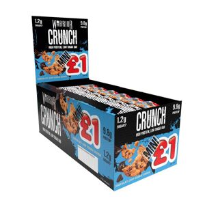 Warrior Supplements 24x Protein Bars - Warrior Crunch - High Protein Low Sugar Bars