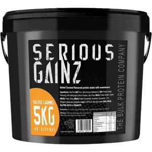 5kg Mass Gainer Protein Powder Salted Caramel - Serious Gainz - The Bulk Protein Company