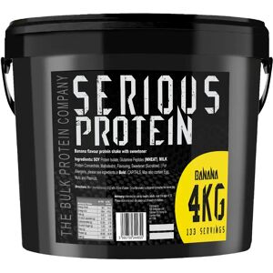 4kg Whey Protein Powder Banana - Serious Protein - The Bulk Protein Company