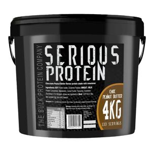 4kg Whey Protein Powder Chocolate Peanut Butter - Serious Protein - The Bulk Protein Company