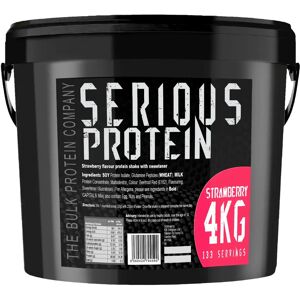 4kg Whey Protein Powder Strawberry - Serious Protein - The Bulk Protein Company