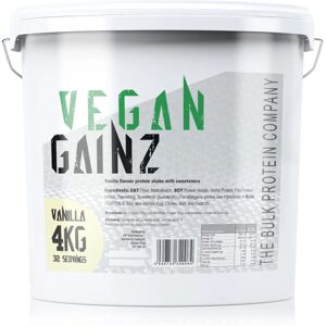 4kg Vegan Mass Gainer Protein Powder - Vanilla - Plant Based Weight Gainer - The Bulk Protein Company - Vegan Gainz