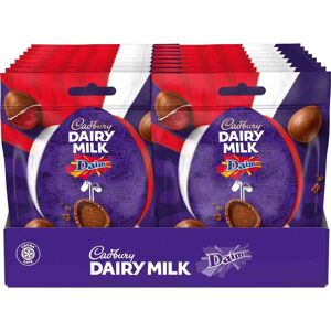 Cadbury Dairy Milk Mini Daim Eggs Bag 77g (Box of 18)