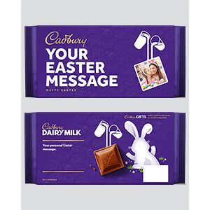 Cadbury Dairy Milk 180g with Easter sleeve Large