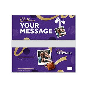 Cadbury Dairy Milk Gift Bar 850g with sleeve XX Large