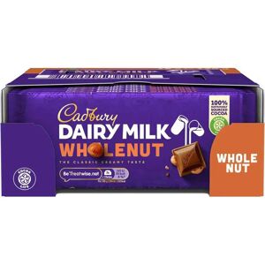 Cadbury Dairy Milk Whole Nut 120g (Box of 16)