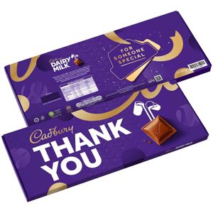 Cadbury Dairy Milk Thank You Gift Chocolate Bar 850g