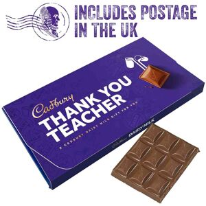 Thank You Teacher Cadbury Dairy Milk Chocolate Bar with Gift Envelope