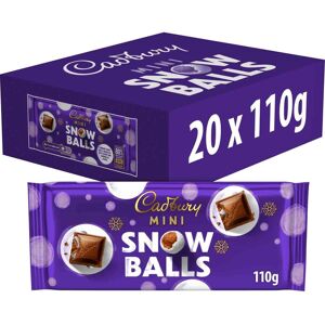 Cadbury Mini Snow Balls Bar 110g (Box of 20) Cadbury Mini Snow Balls Bar 110g (Box of 20)