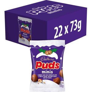 Cadbury Mini Puds Chocolate Bag 73g (Box of 22) Cadbury Mini Puds Chocolate Bag 73g (Box of 22)