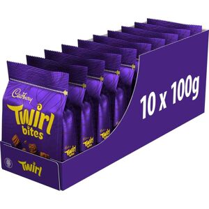 Cadbury Twirl Bites Chocolate Bag 100g (Box of 10) Cadbury Twirl Bites Chocolate Bag 100g (Box of 10)