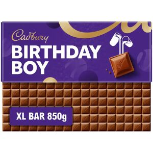 Birthday Boy Cadbury Dairy Milk XL Chocolate Bar 850g Birthday Boy Cadbury Dairy Milk XL Chocolate Bar 850g