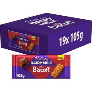 Cadbury Dairy Milk Lotus Biscoff Chocolate Bar 105g (Box of 19) Cadbury Dairy Milk Lotus Biscoff Chocolate Bar 105g (Box of 19)