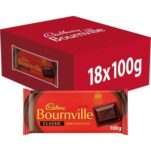 Cadbury Bournville Classic Chocolate Bar 100g (Box of 18) Cadbury Bournville Classic Chocolate Bar 100g (Box of 18)